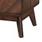 Baxton Studio Markell Mid-Century Modern Transitional Walnut Brown Finished Wood 5-Drawer Storage Chest 236-13269-ZORO - alternate 7